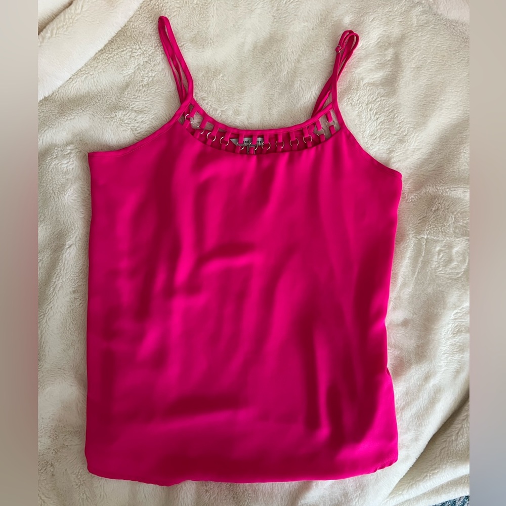 Naked Zebra Hot Pink Tank